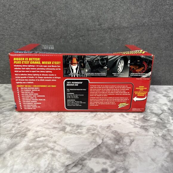 2006 Johnny Lightning 1971 Plymouth Duster 340 Muscle Car Green 1:24 New READ - Picture 4 of 7